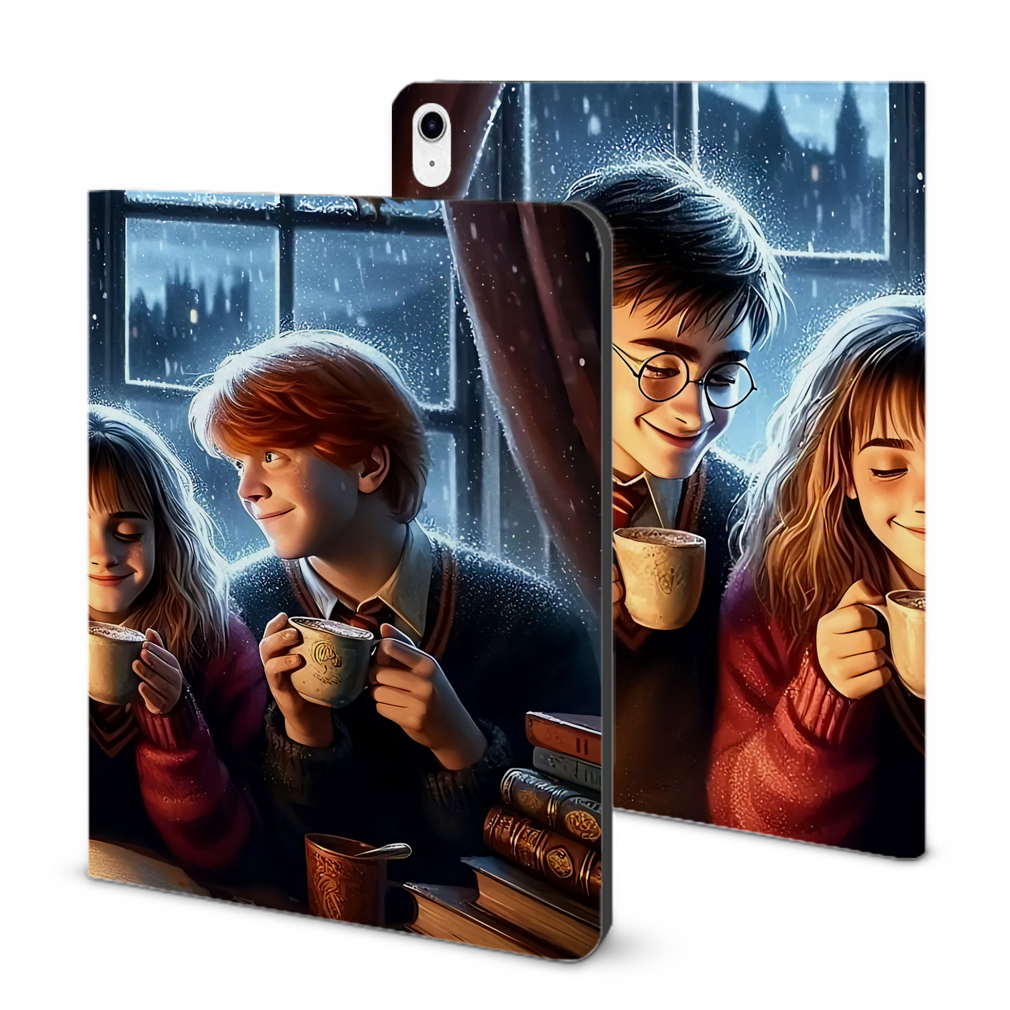 （画像用） Harry Potter ハリー・ポッターシリーズ IPad ケース ブック型 PUレザー TPU 耐衝撃 軽量 薄型 ペン収納なし 全面保護 IPad 各モデル対応